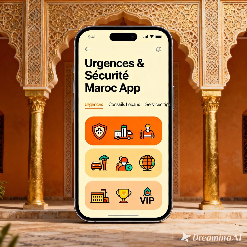 Guelmim Maroc application mobile voyage